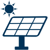 Solar Panels blue